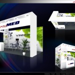 Thiết kế gian hàng triển lãm công ty ProMed – TL Medi-Pharm2015 (KT3X6)