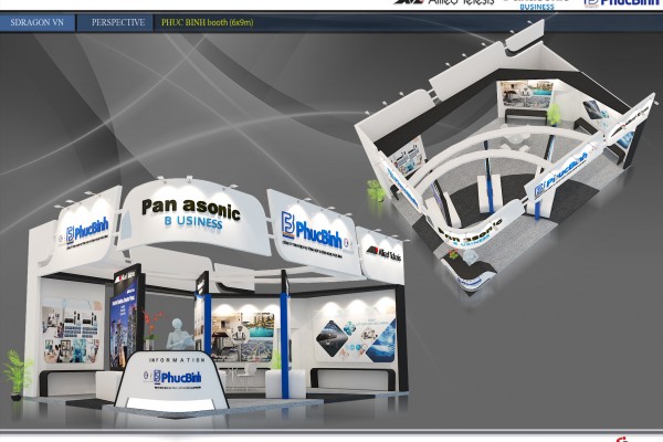 Trưng bày gian hàng triển lãm