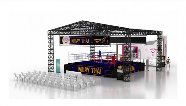 Thiết kế và thi công gian hàng Muay Thai