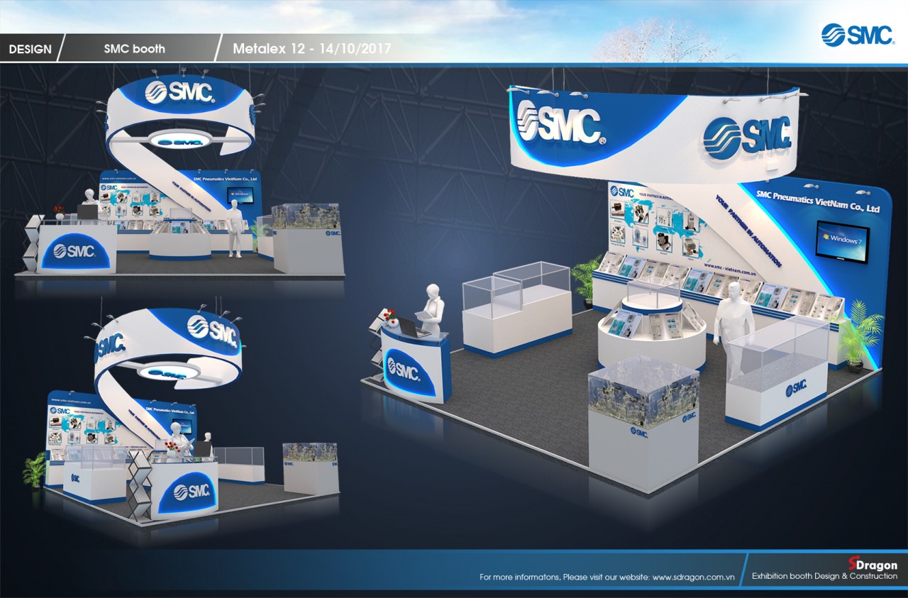 SMC Booth Design and Construction - Sdragon