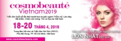 Cosmobeauté 2019 triển lãm Quốc tế chăm sóc sắc đẹp