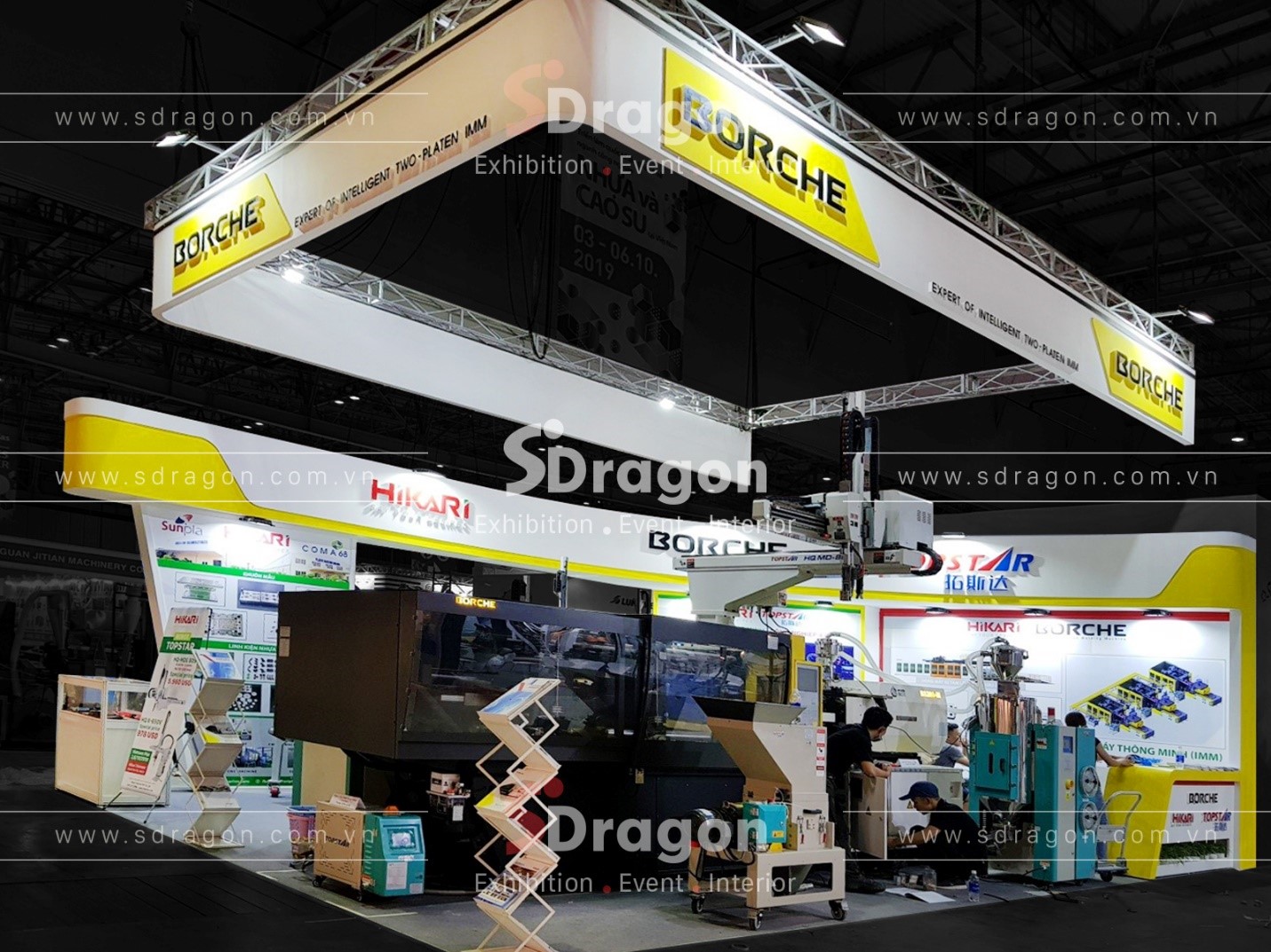 SDragon đảm bảo nhất cho chất lượng và tính thẩm mỹ của gian hàng triển lãm