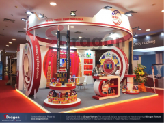 Thiết kế gian hàng Vietbuild Đẹp – Ấn tượng