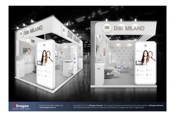Thiết kế gian hàng của DIBI MILANO