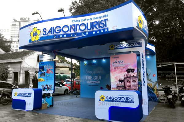 Thiết kế gian hàng của Saigontourist tại VITM