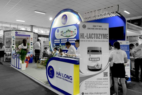 Hoàn thiện gian hàng Hải Long - Vietshrimp 2021