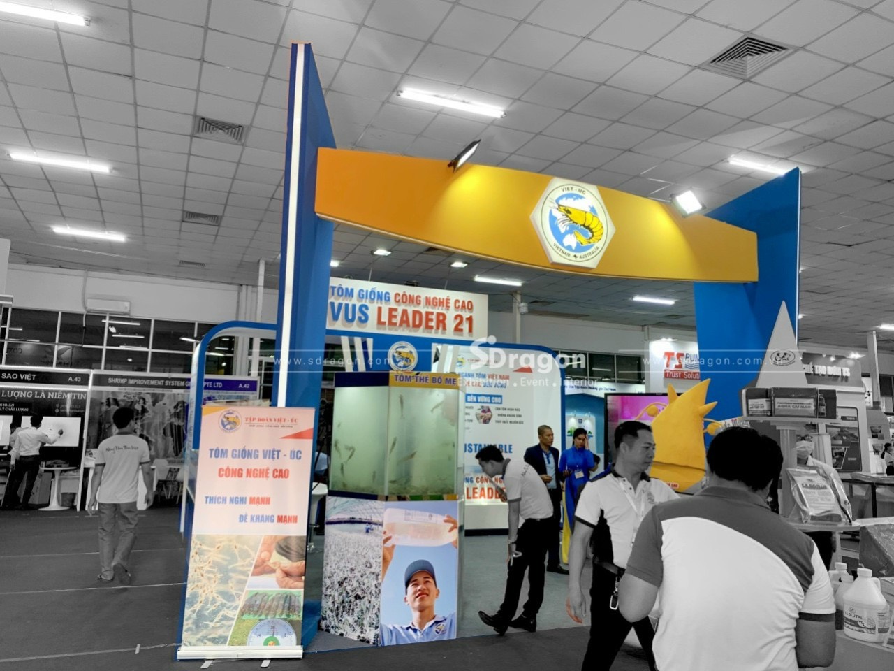 Construct Durable, High - Quality Booth At Aquaculture With SDragon - Exhibition Stand Builders Vietnam