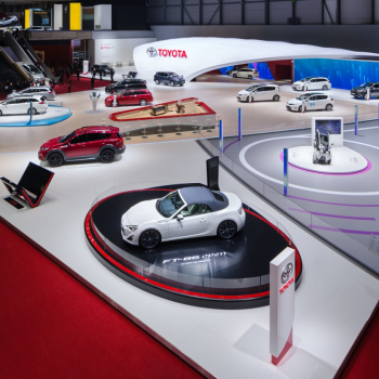 Gian hàng triển lãm do Sdragon thiết kế tại Auto Expo 2025