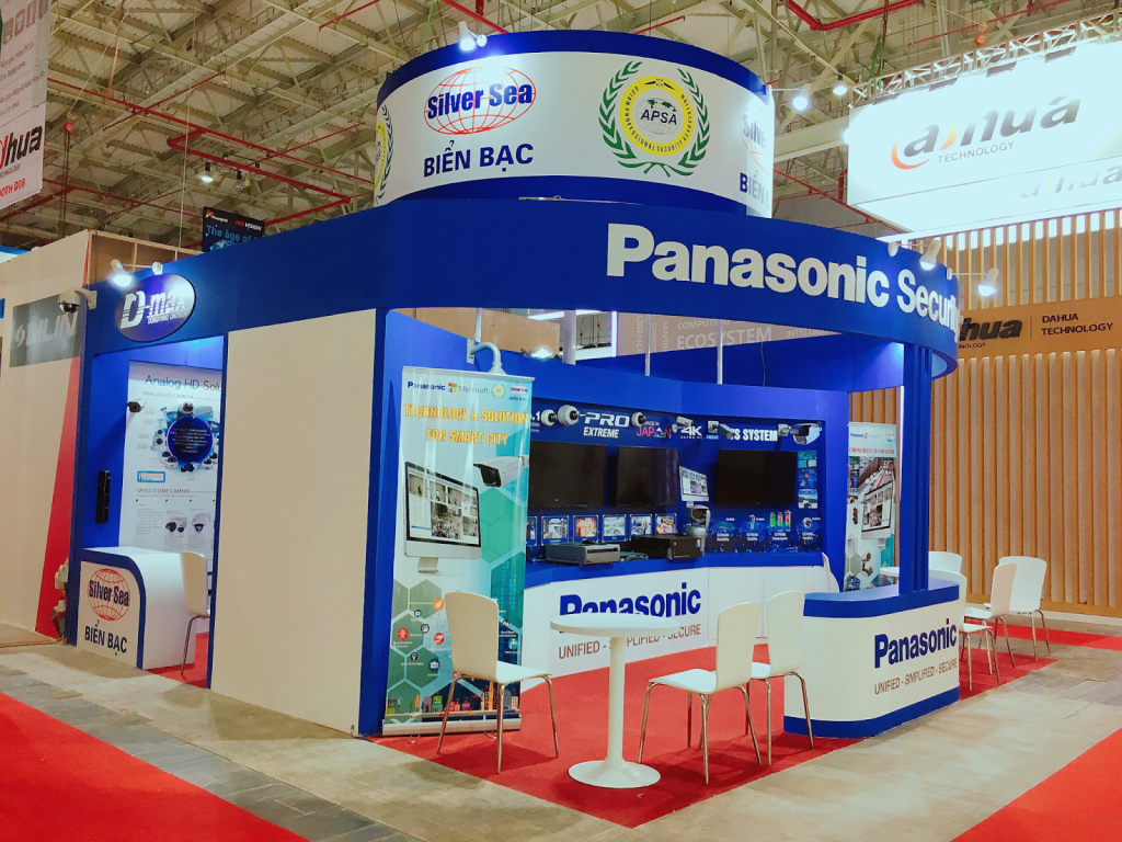 Triển lãm Secutech Việt Nam 2025 tại SECC với các gian hàng công nghệ an ninh và PCCC.