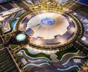 Projected master plan of the Vietnam National Convention and Exhibition Center