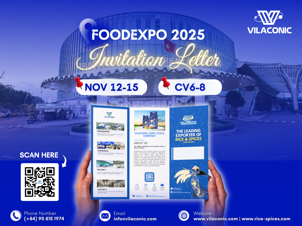 thiết kế gian hàng Vietnam FoodExpo 2025