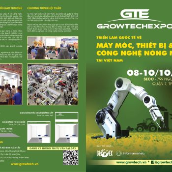 Constructing exhibition booth at GrowTech Vietnam 2025