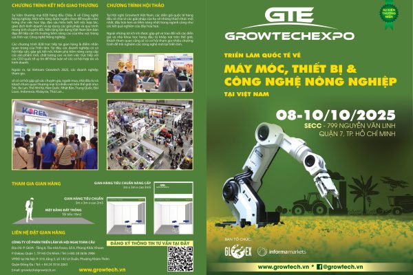 Constructing exhibition booth at GrowTech Vietnam 2025