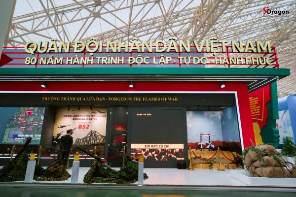 Gian hàng Bộ Quốc Phòng tại Triển lãm A80