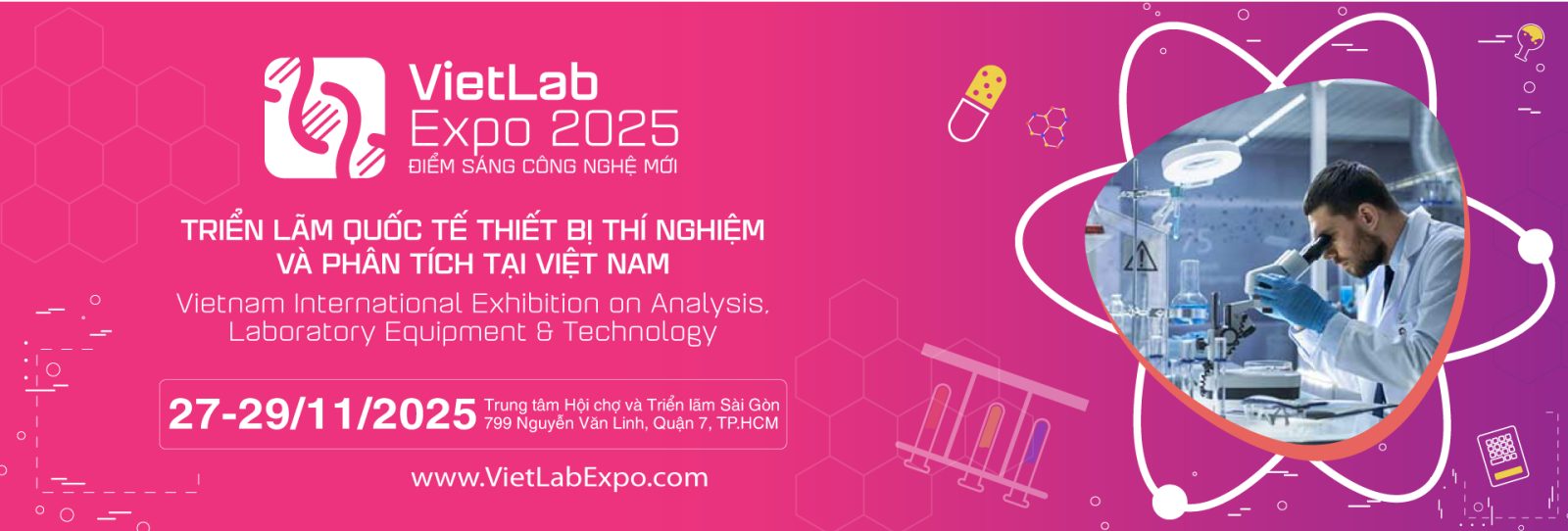 VietLab Expo 2025 - Triển lãm Quốc tế Thiết bị thí nghiệm và Phân tích tại Việt Nam