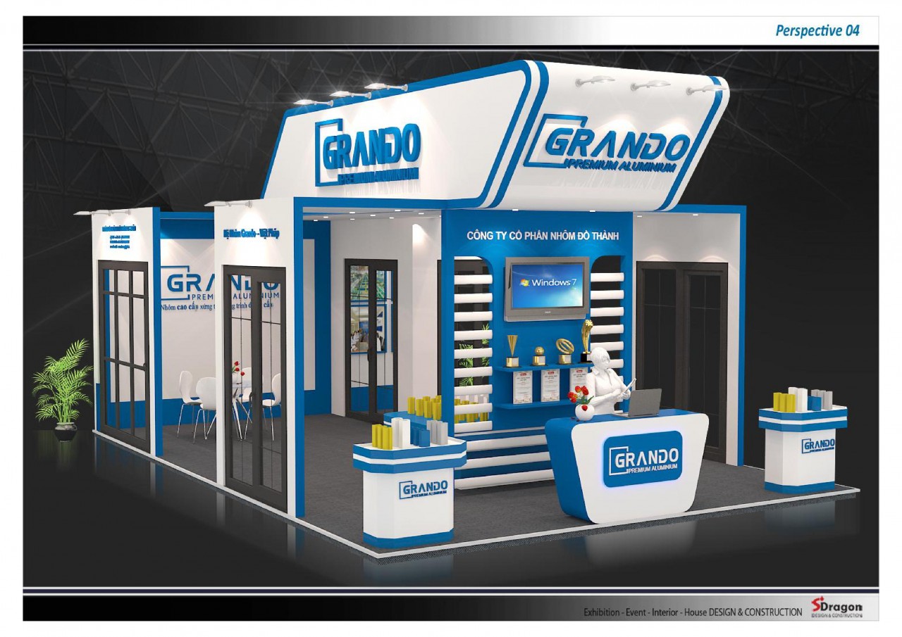 constructing exhibition booth ideas for Hanoi MIP Fair 2025
