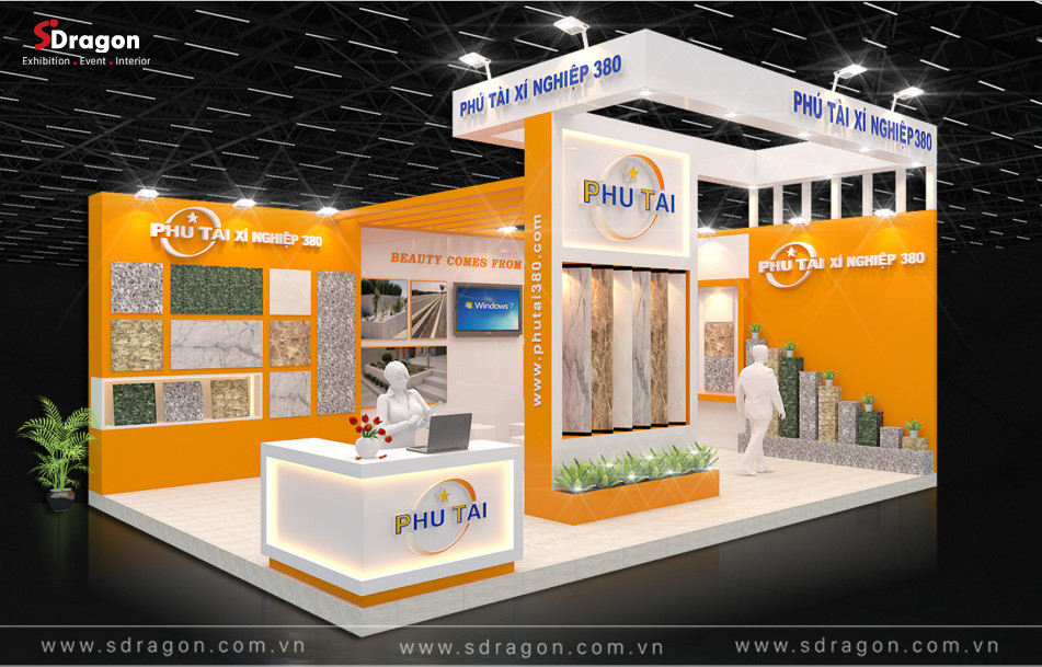 Thiết kế gian hàng hội chợ quốc tế hàng công nghiệp việt nam VIIF 2025