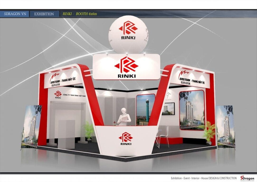 Sdragon thiết kế gian hàng triển lãm chuyên nghiệp