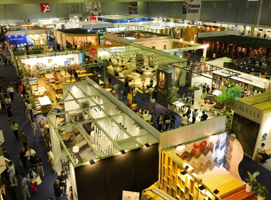 Gian hàng ấn tượng nơi ý tưởng và công nghệ nội thất hội tụ