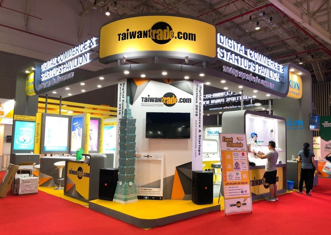 Gian hàng hội chợ triển lãm hiện đại tại sự kiện