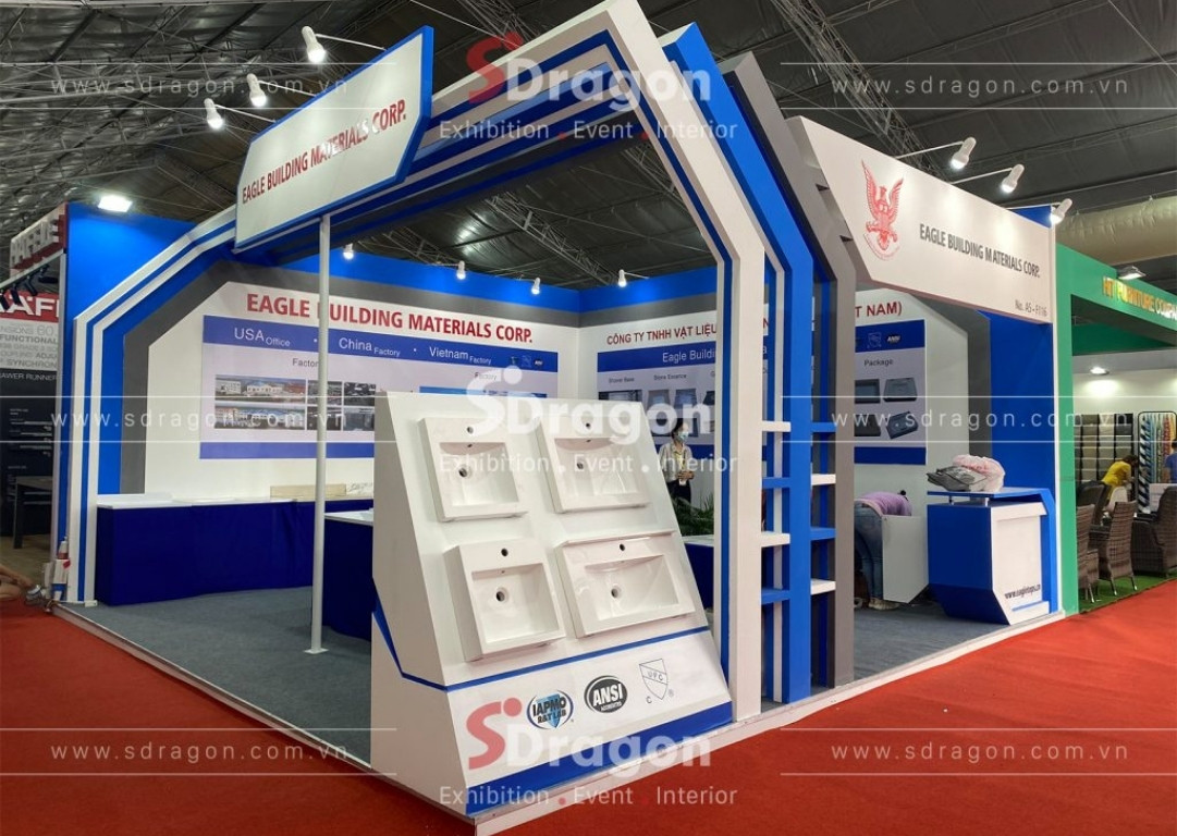 Mẫu gian hàng triển lãm chuyên nghiệp, linh hoạt