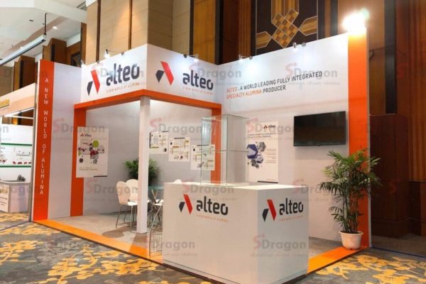 Thi công gian hàng hội chợ đảm bảo tính thẩm mỹ