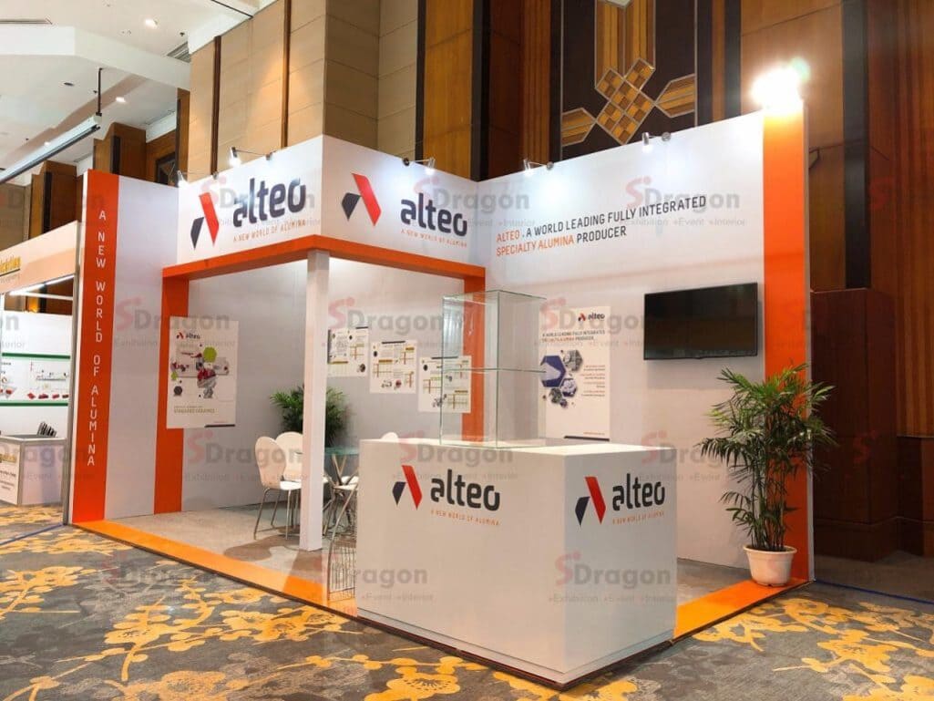 Thi công gian hàng hội chợ đảm bảo tính thẩm mỹ