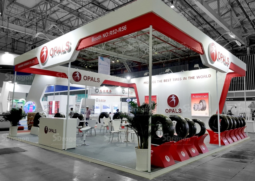 Exhibition booths for transportation vehicles