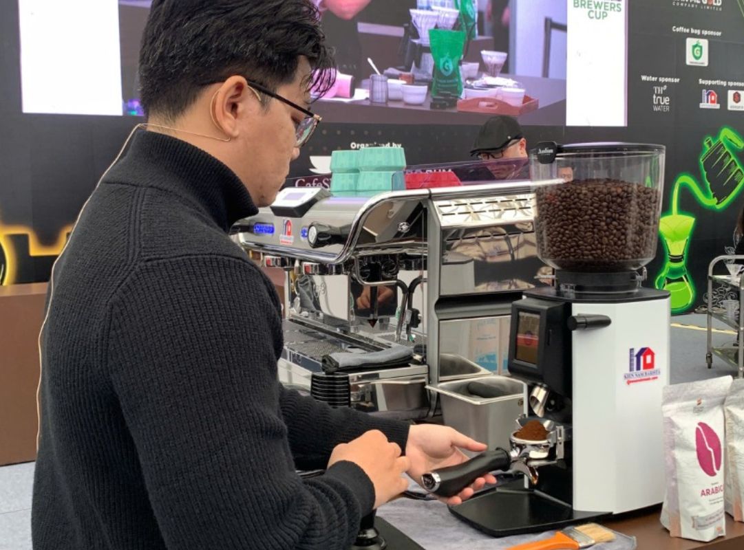 Không gian kết nối nhà rang xay, barista và thương hiệu uy tín